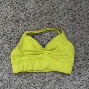 Tiger Friday, chartreuse bra top